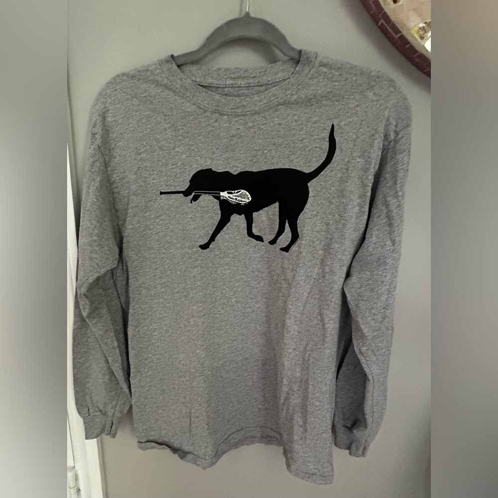 Long Sleeve Black Dog
